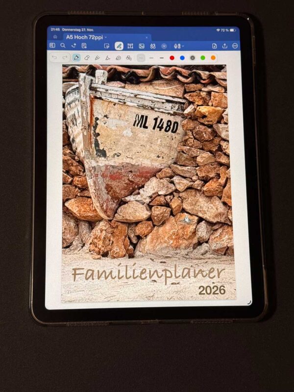 Familienplaner 2026 3 spaltig, Ghostwords