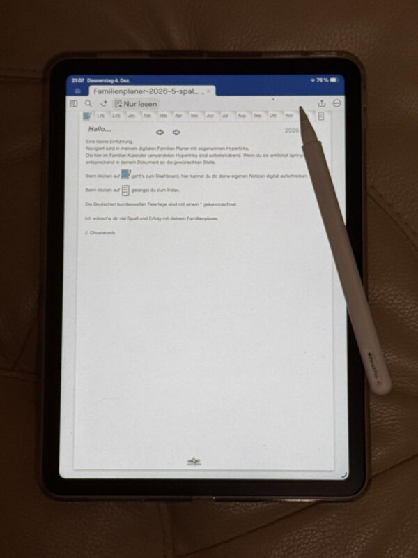 Cover Etsy Familienplaner 5 spaltig A4-web