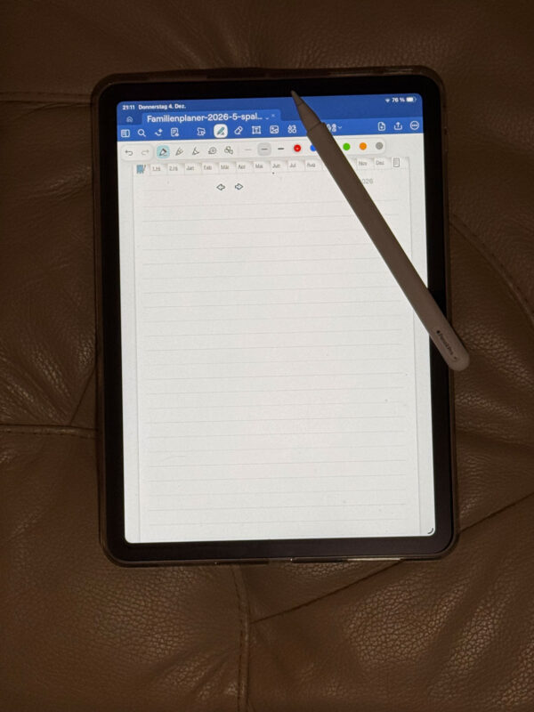 Cover Etsy Familienplaner 5 spaltig A4-web